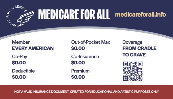 Get your Medicare for All card
